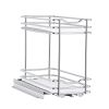 Pull Out Spice Rack Organizer for Cabinet, 2 Tier Slide Out Spice Rack Organizer