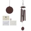 Wind Chimes for Outside, 45 in, Deep Tone Wind Chimes with 6 Tubes, Unique Large Memorial Wind Chimes for Anniversary