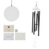 Wind Chimes for Outside, 66 in, Deep Tone Wind Chimes with 6 Tubes, Unique Large Memorial Wind Chimes for Anniversary