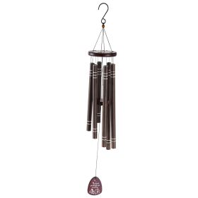 Wind Chimes for Outside, 42", Deep Tone Wind Chimes with 6 Tubes, Unique Large Memorial Wind Chimes for Anniversary