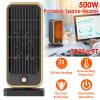 Indoor Portable Ceramic Space Heater, PTC Heating Tech, Overheat & Tip-Over Auto Shut-Off, Lightweight Desktop Heater for Home