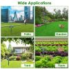Weather-Resistant Solar-Charged Ultrasonic Deterrent, Motion-Activated PIR Sensor, 1033 Sq.ft Coverage Range, Stake-Mount Device for Garden