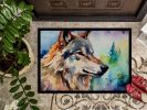 Wolves Wolf Doormat Front Door Mat Indoor Outdoor Rugs for Entryway, Non Slip Washable Low Pile, 24H X 36W