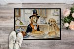 Golden Retriever Fall Kitchen Pumpkins Doormat Front Door Mat Indoor Outdoor Rugs for Entryway, Non Slip Washable Low Pile, 24H X 36W