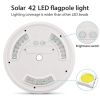 42 LED Solar Flagpole Light Garden Umbrella Light Outdoor Waterproof Landscape Street Flag Pole Lamp For Tent Camping(TK Temu Self Collection)