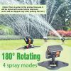 16 Hole Rotating Lawn Sprinkler with 180Â° Adjustable Head, Automatic Garden Irrigation System, Large Coverage Watering Tool for Lawn, Yard
