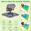 16 Hole Rotating Lawn Sprinkler with 180Â° Adjustable Head, Automatic Garden Irrigation System, Large Coverage Watering Tool for Lawn, Yard