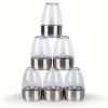 6 Pack Solar LED Candle Lights, IP44 Waterproof Flameless Flickering Candles, Outdoor Solar Decorative Lights for Garden, Patio, Camping, Party