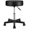 Rolling Stools with Wheels, 400 LBS Weight Capacity Adjustable Height Stool with Ultra-Thick Seat Cushion, Swivel Stools Chair for Salon, Bar, Home