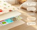 Double sided gaming pad 71 "X 59" waterproof, foldable, reversible activity gaming pad