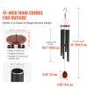 Wind Chimes for Outside, 41 in, Deep Tone Wind Chimes with 6 Tubes, Unique Large Memorial Wind Chimes for Anniversary