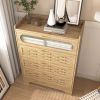 Wood 4 Drawer Dresser for Bedroom, Large Double Dresser with Wide Drawers, Modern Chest of Drawers,Storage Organizer Dresser,Nursery Dresser