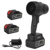 130000RPM Mini Cordless Leaf Blower Battery Operated Blower with 2x 3Ah Batteries for Leaf Snow Dust Water Blowing