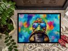 NEW Hippie Animal Tortoise Turtle Doormat Front Door Mat Indoor Outdoor Rugs for Entryway, Non Slip Washable Low Pile, 18H X 27W