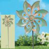 1pc Wind Spinner With Garden Stake; Kinetic Wind Spinners Outdoor Garden Stake For Yard And Garden