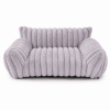 Cute Cat Couch for Pets - Fluffy Cat beds with Premium Soft Corduroy Fleece, Fuzzy Cats beds for Indoor Cats with Removable Washable Cover