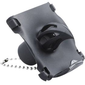 Portable bottle opener, a portable multi-functional keychain tool suitable for opening beer, soda, and screw-top bottles. It is suitable for travel (Color: Black)