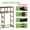 7-Drawer Fabric Dresser with Solid Wood Top, Tall Storage Chest for Bedroom, Living Room, Or Entryway, Ideal As a Tower Cabinet, Hallway Organizer