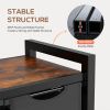 Laundry Hamper with 3 Pull-Out Removable Laundry Bags Clothing Sorter with Shelf and Wheels(Adjustable feet)3 x 8.6 Gallons (32.5 Liters)